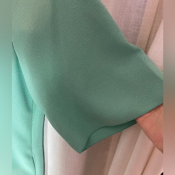 Tibi NWT Mica Crepe Dress with Buckle Detail, Shirred Neck NYC Designer‎ - Picture 5 of 10